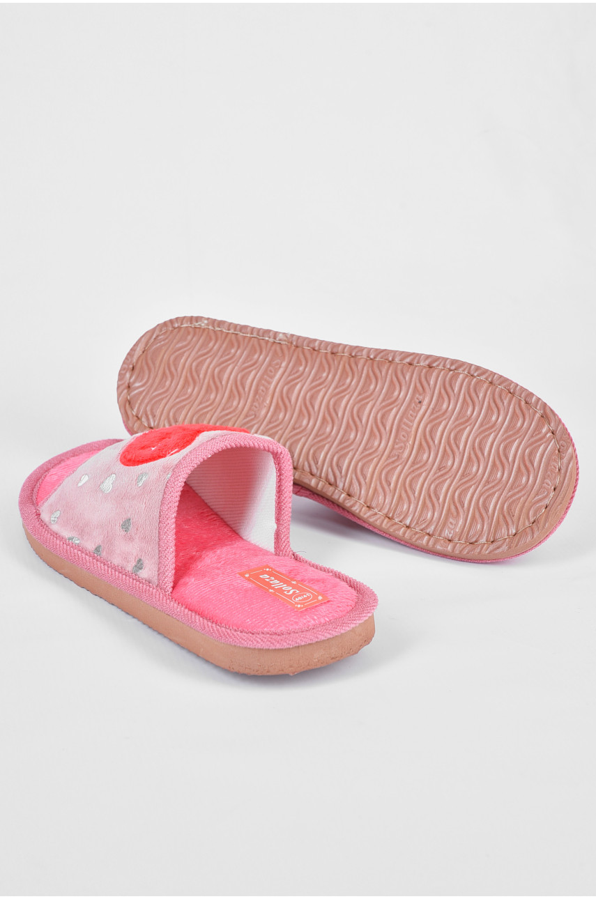 Капці домашні жіночі бузкового кольору 190764 Капці домашні жіночі бузкового кольору 190764
