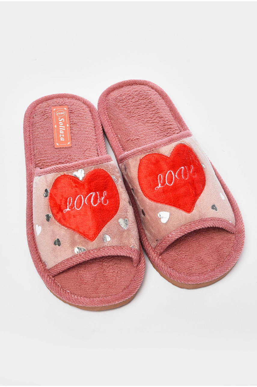 Капці домашні жіночі бузкового кольору 190765 Капці домашні жіночі бузкового кольору 190765