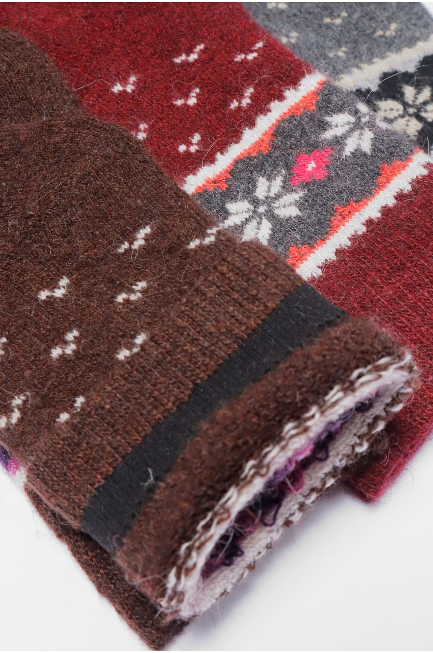 Набор носков женских махровых из ангоры 3 штуки Т31-5 190792 Набор носков женских махровых из ангоры 3 штуки Т31-5 190792