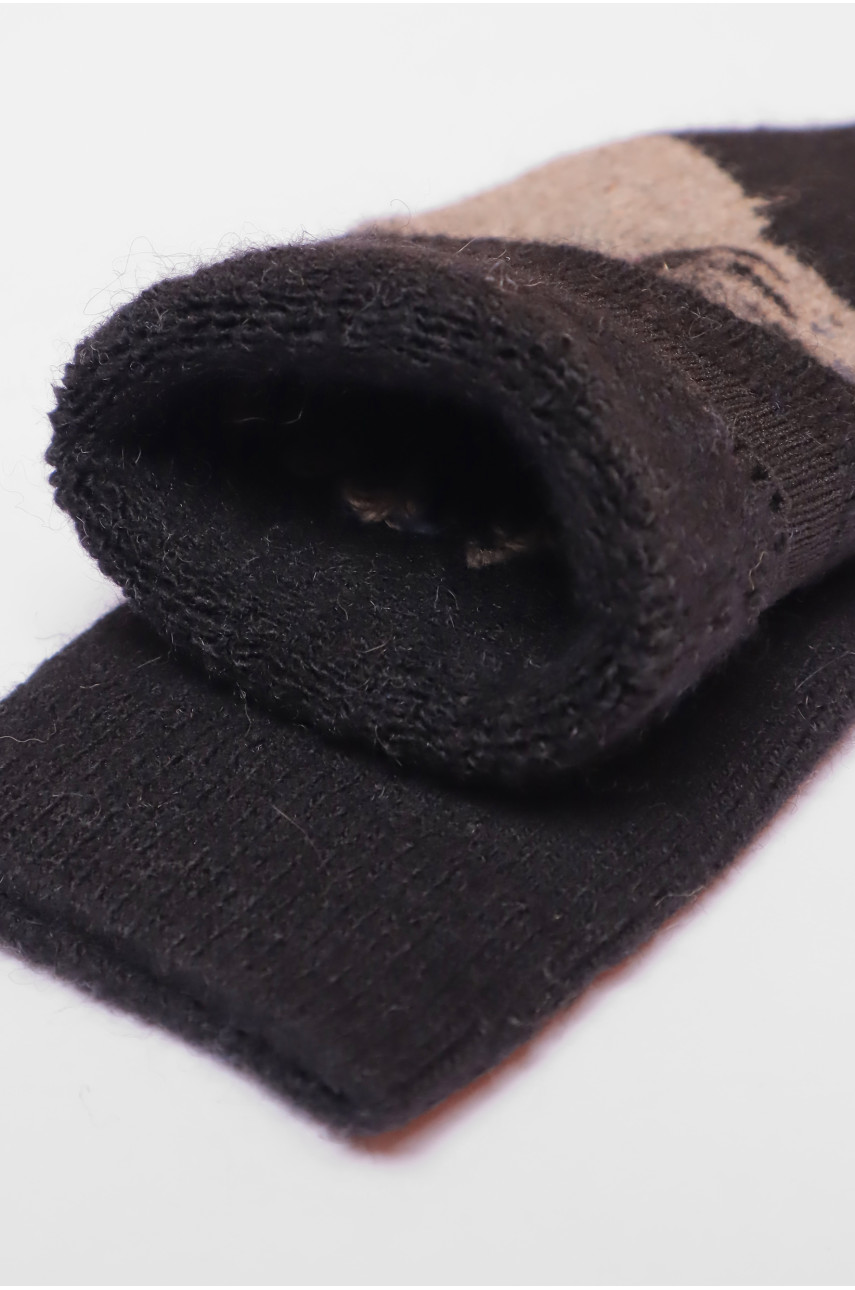 Набір шкарпеток жіночих махрових із ангори 3 штуки Т31-1 190803