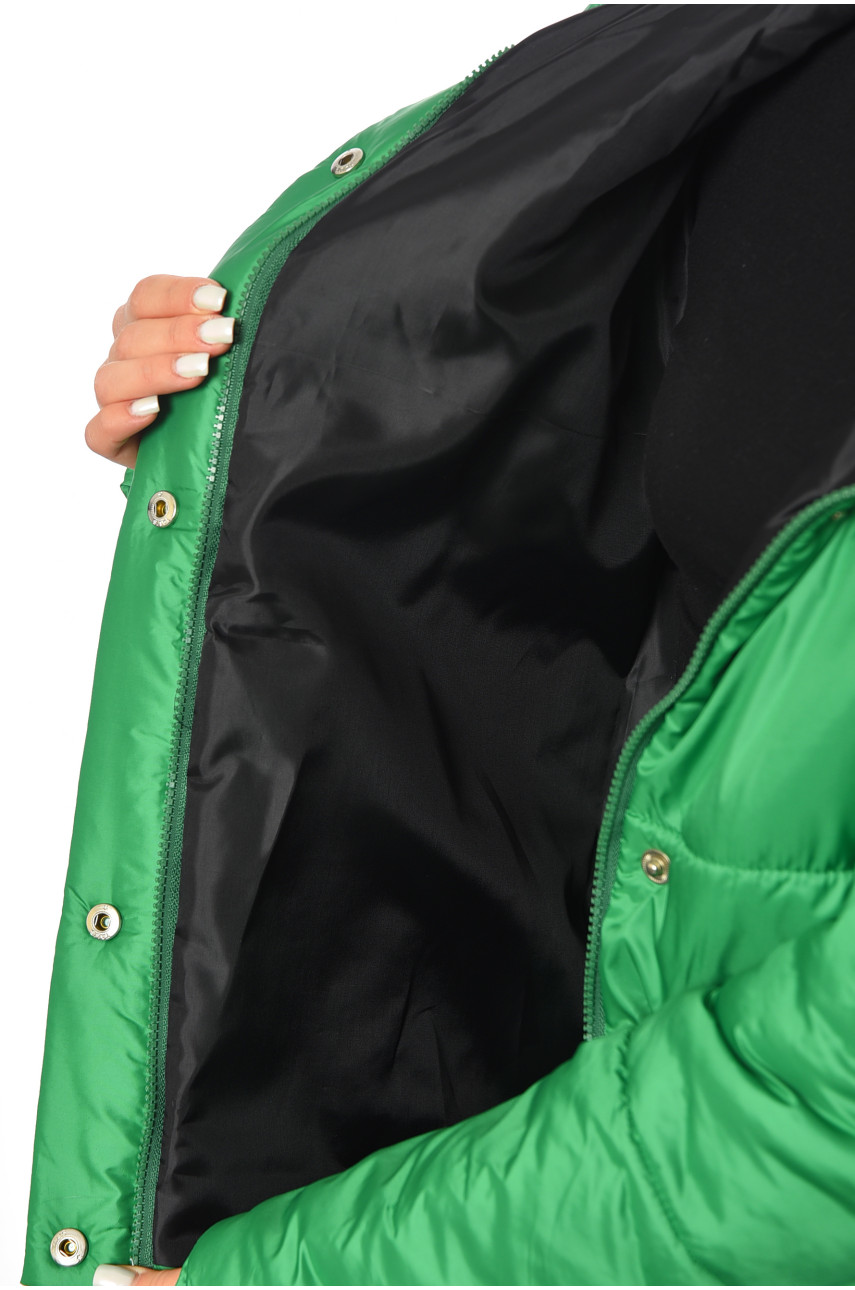 Куртка женская демисезонная зеленого цвета 8866 190818 Куртка женская демисезонная зеленого цвета 8866 190818