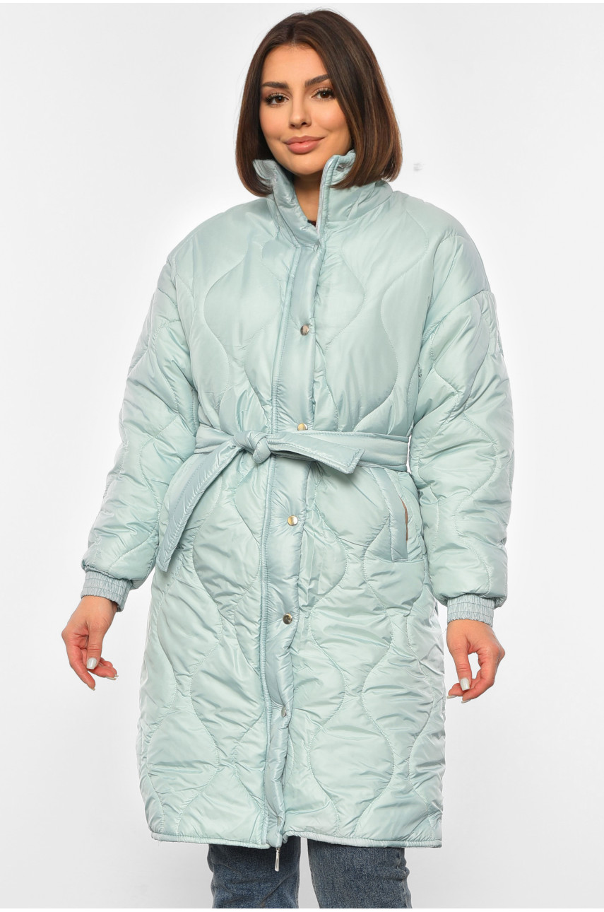Куртка жіноча демісезонна зеленого кольору 8857 190840