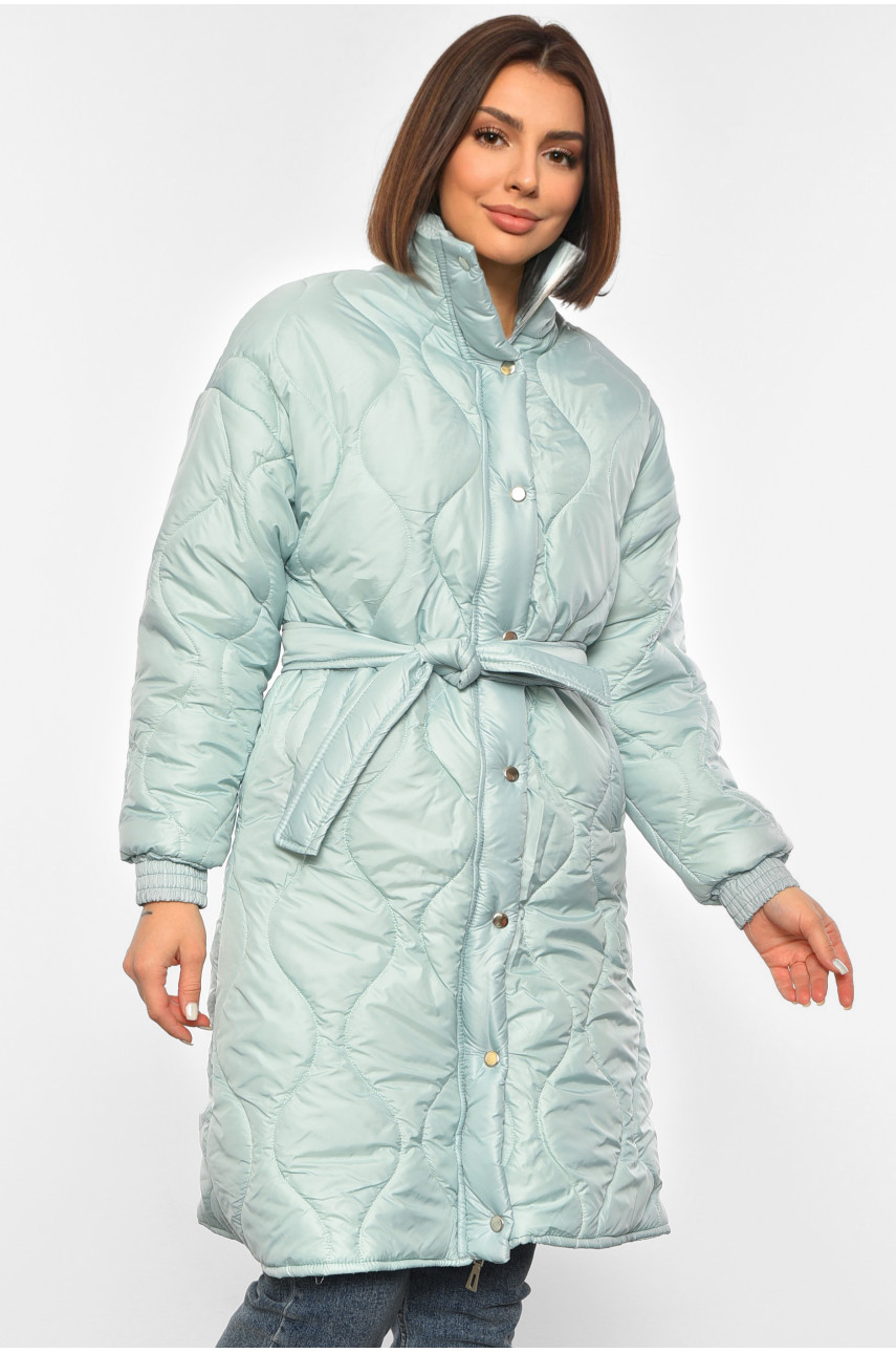 Куртка жіноча демісезонна зеленого кольору 8857 190840