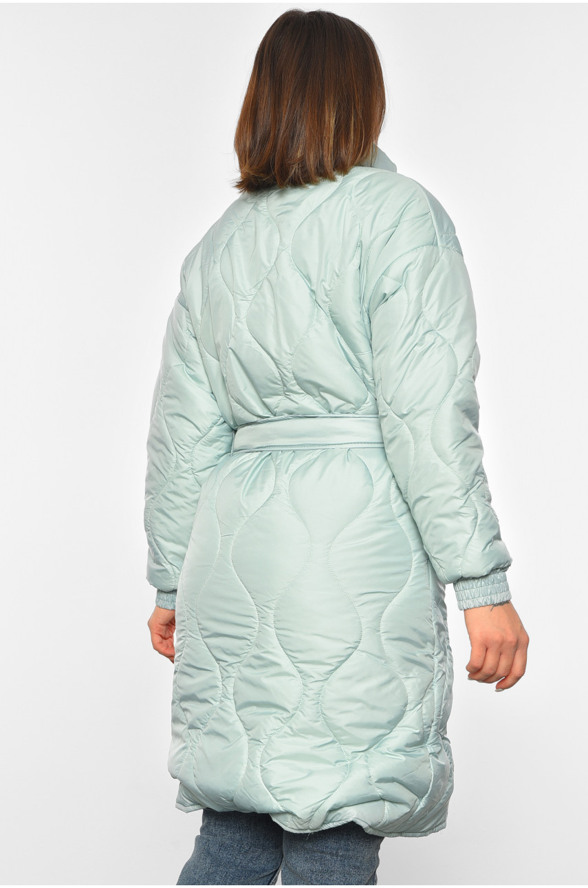 Куртка жіноча демісезонна зеленого кольору 8857 190840