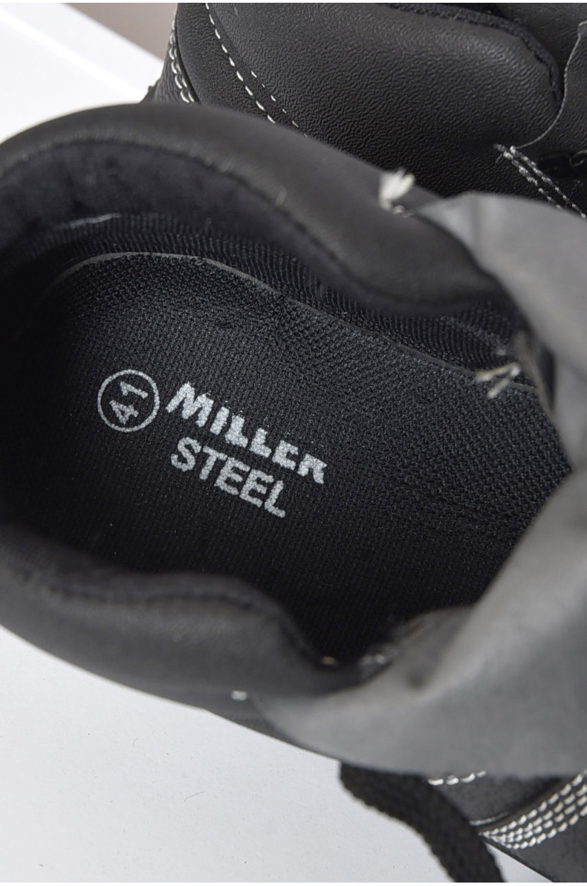 Черевики чоловічі демісезонні чорного кольору 688 190872