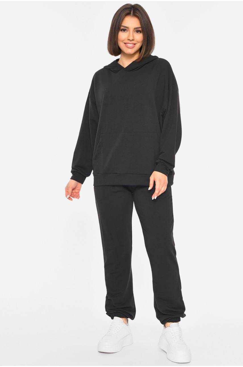 Спортивний костюм жіночий чорного кольору 8855 190889