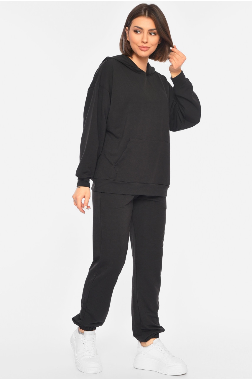 Спортивний костюм жіночий чорного кольору 8855 190889