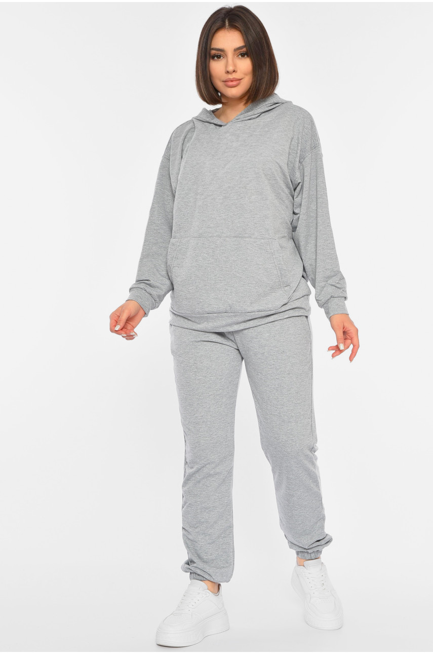 Спортивний костюм жіночий сірого кольору 8855 190891