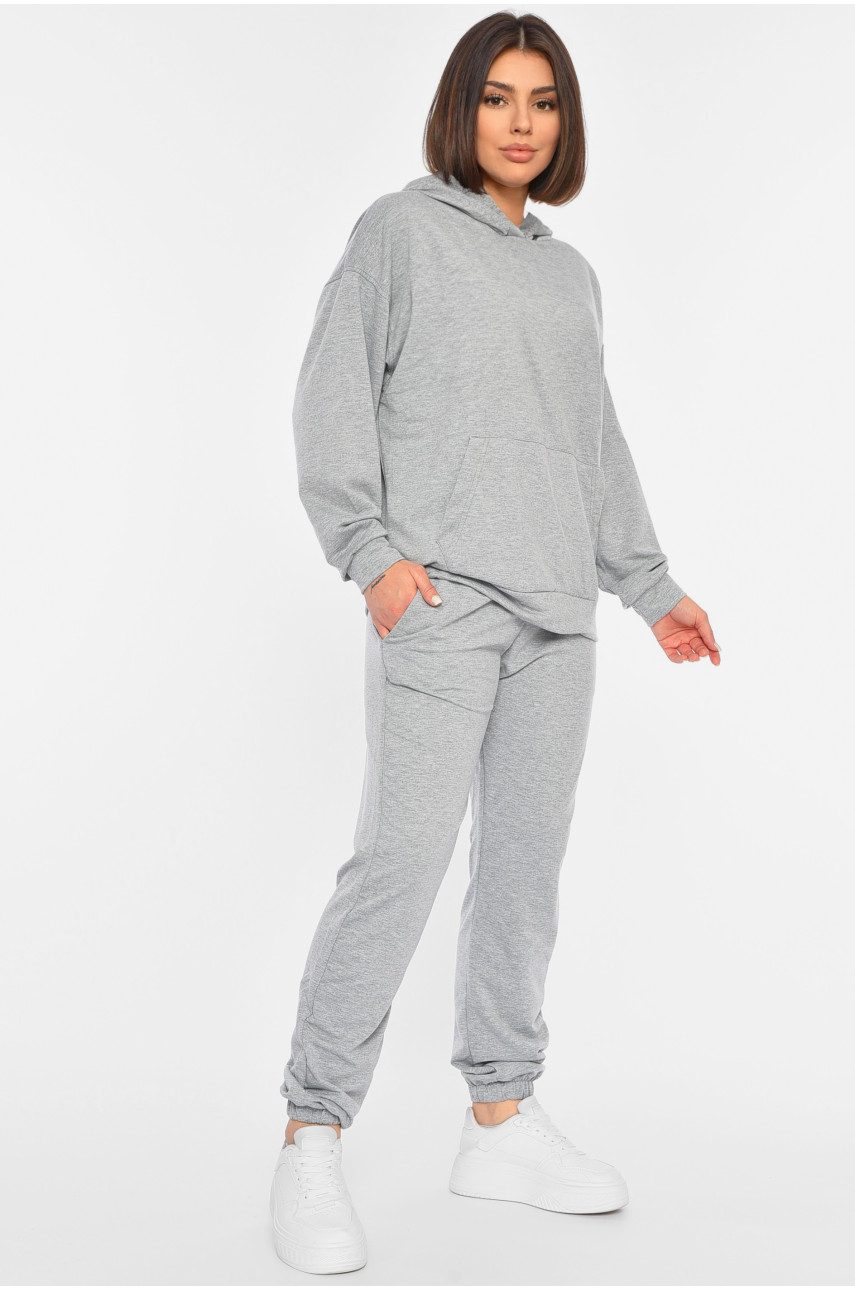 Спортивний костюм жіночий сірого кольору 8855 190891