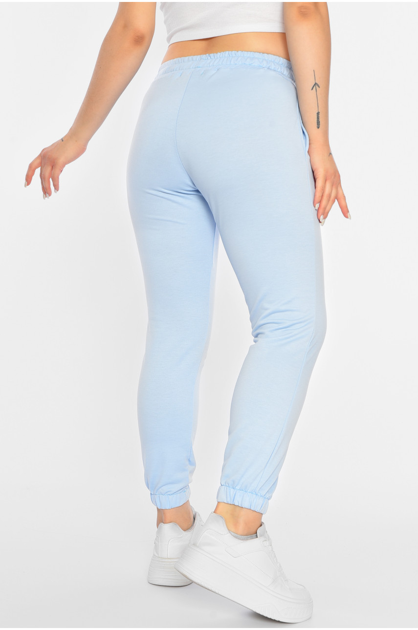 Штаны женские голубого цвета 8818 190911