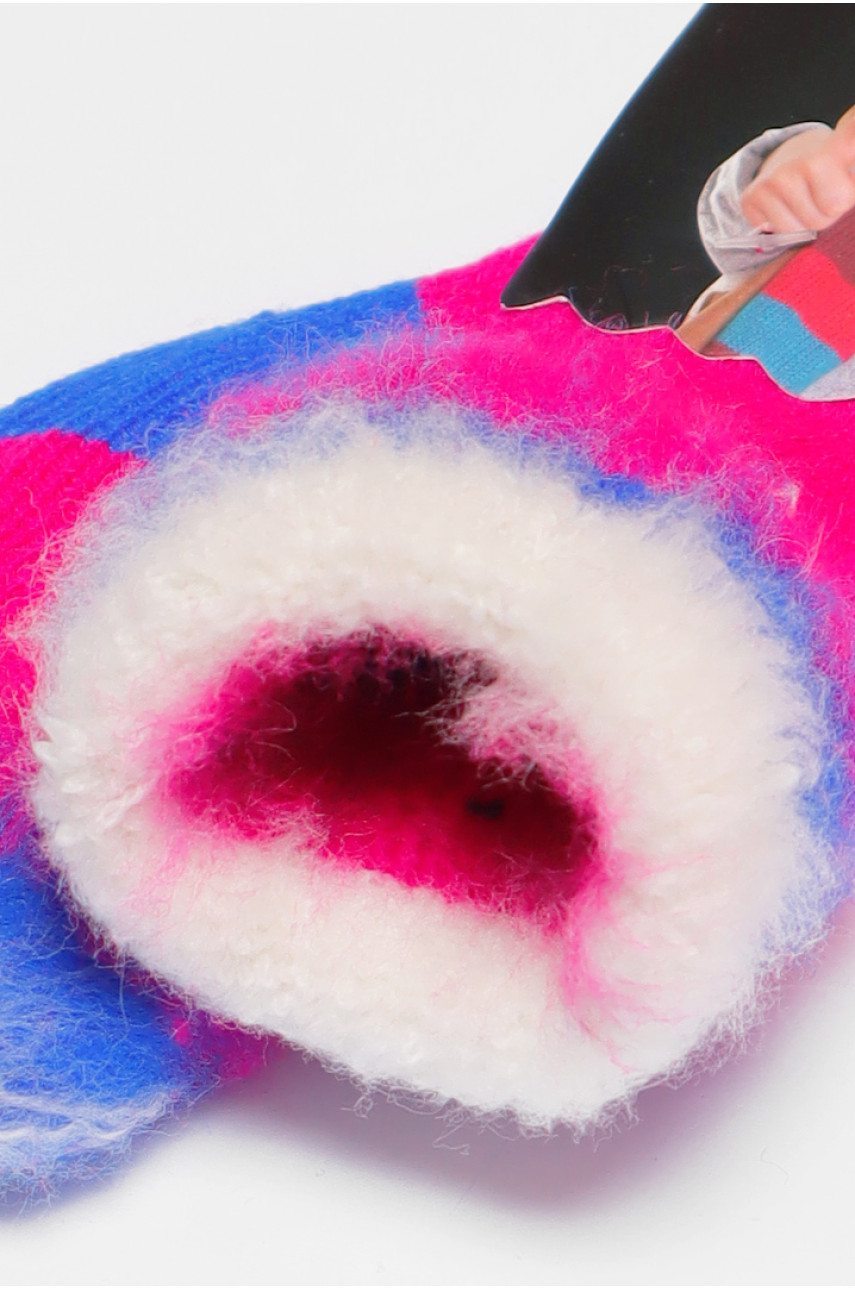 Носки детские с начесом розового цвета 2582 191031