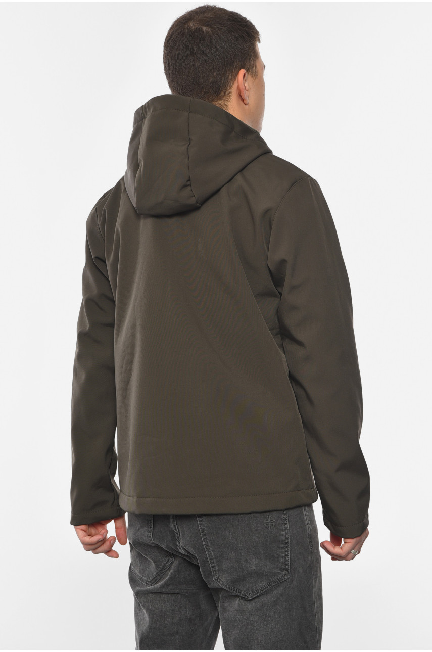Куртка чоловіча демісезонна кольору хакі 040 191065 Куртка чоловіча демісезонна кольору хакі 040 191065