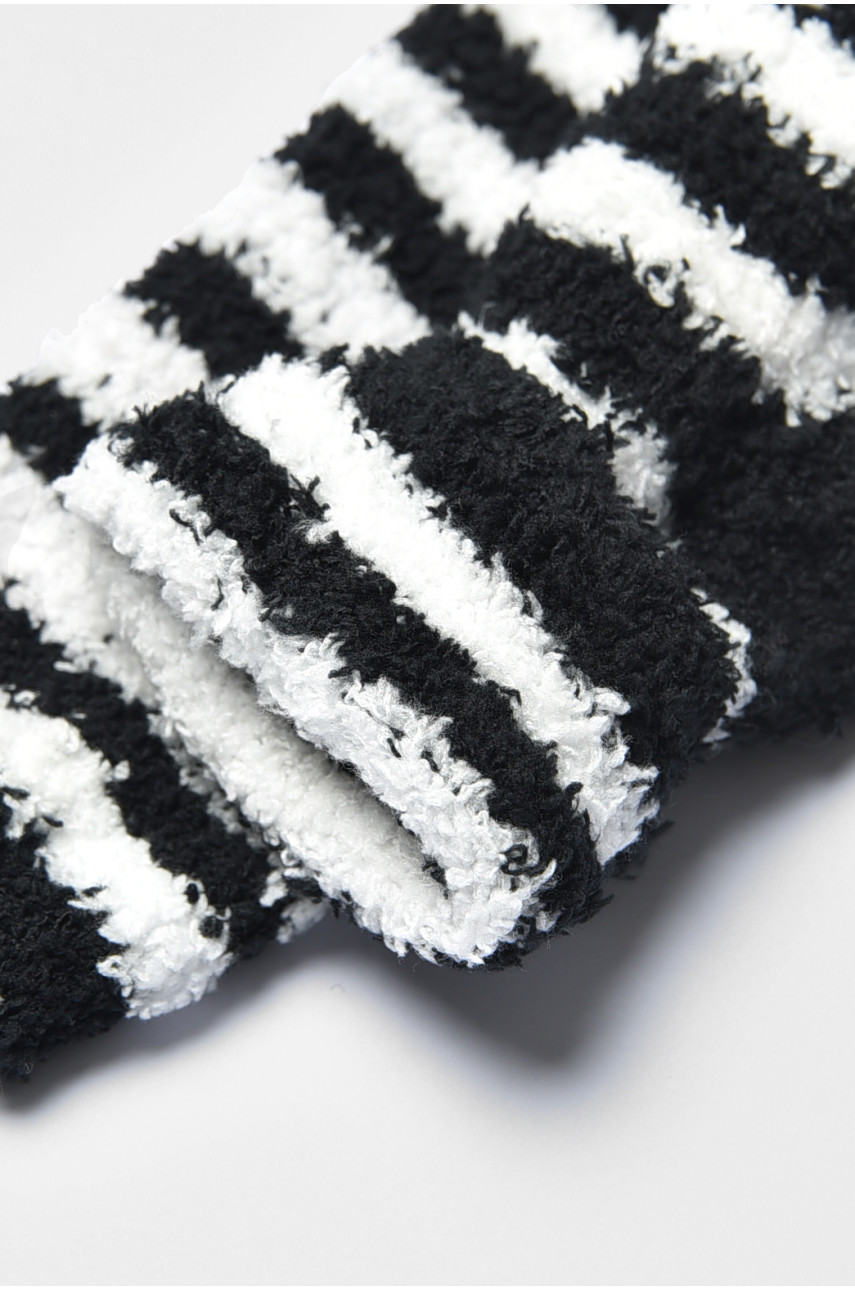 Шкарпетки дитячі травка чорно-білого кольору 191097