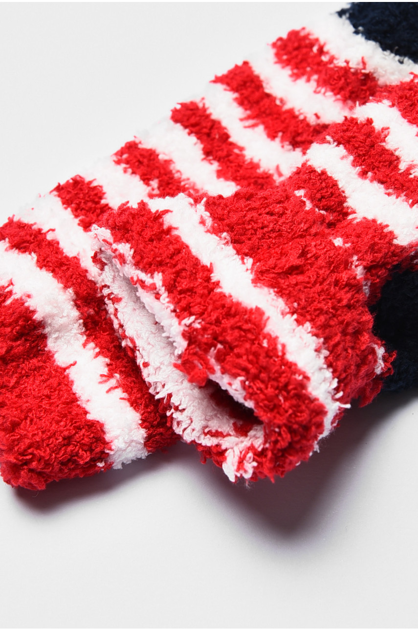 Носки детские травка красного цвета 191100