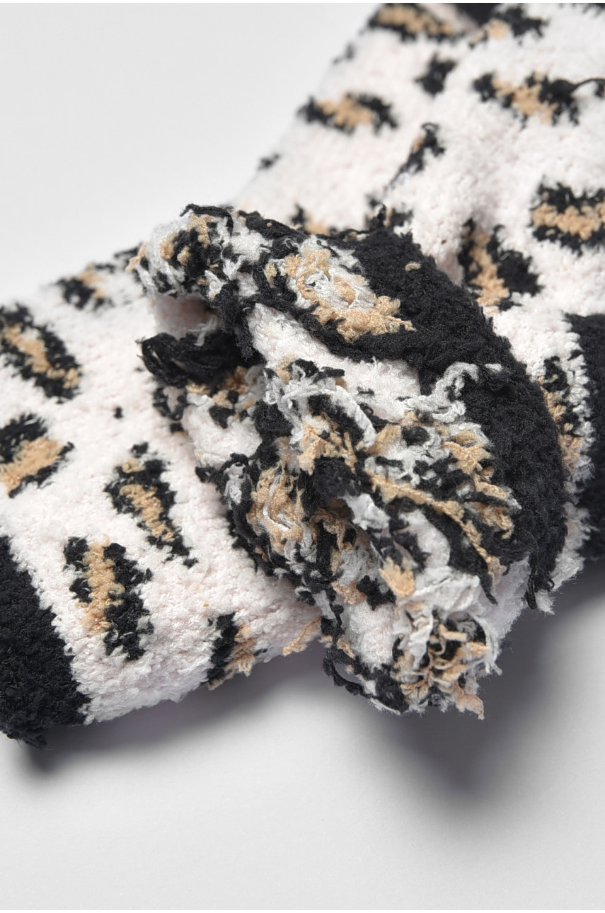 Носки детские травка черного цвета с принтом 191120