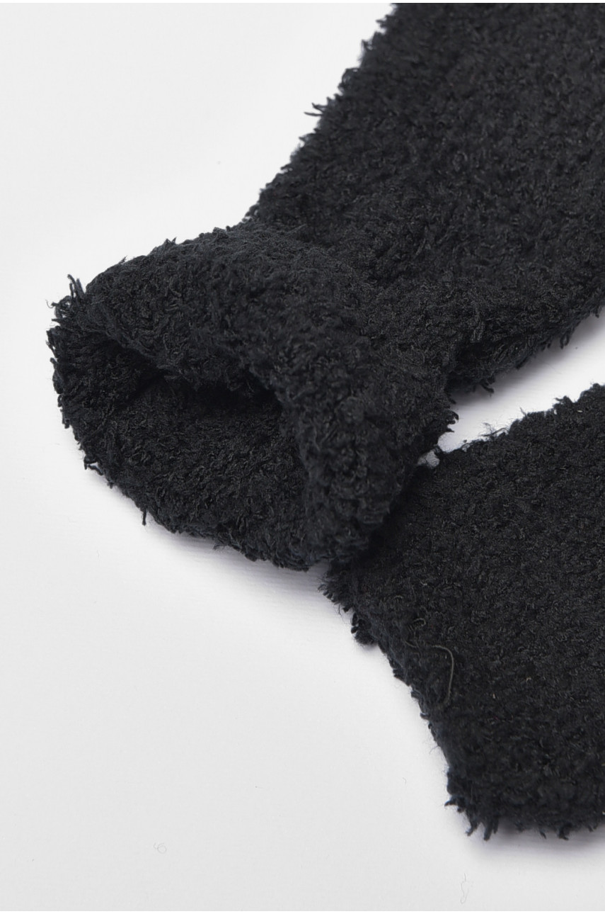 Носки детские травка черного цвета 191121