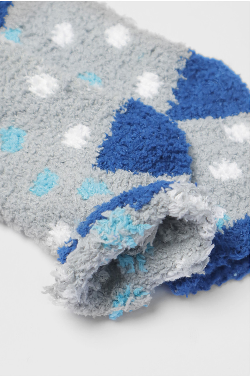 Носки детские травка серого цвета 191140