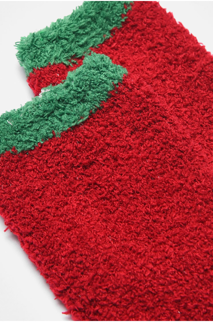 Носки детские травка бордового цвета 191143