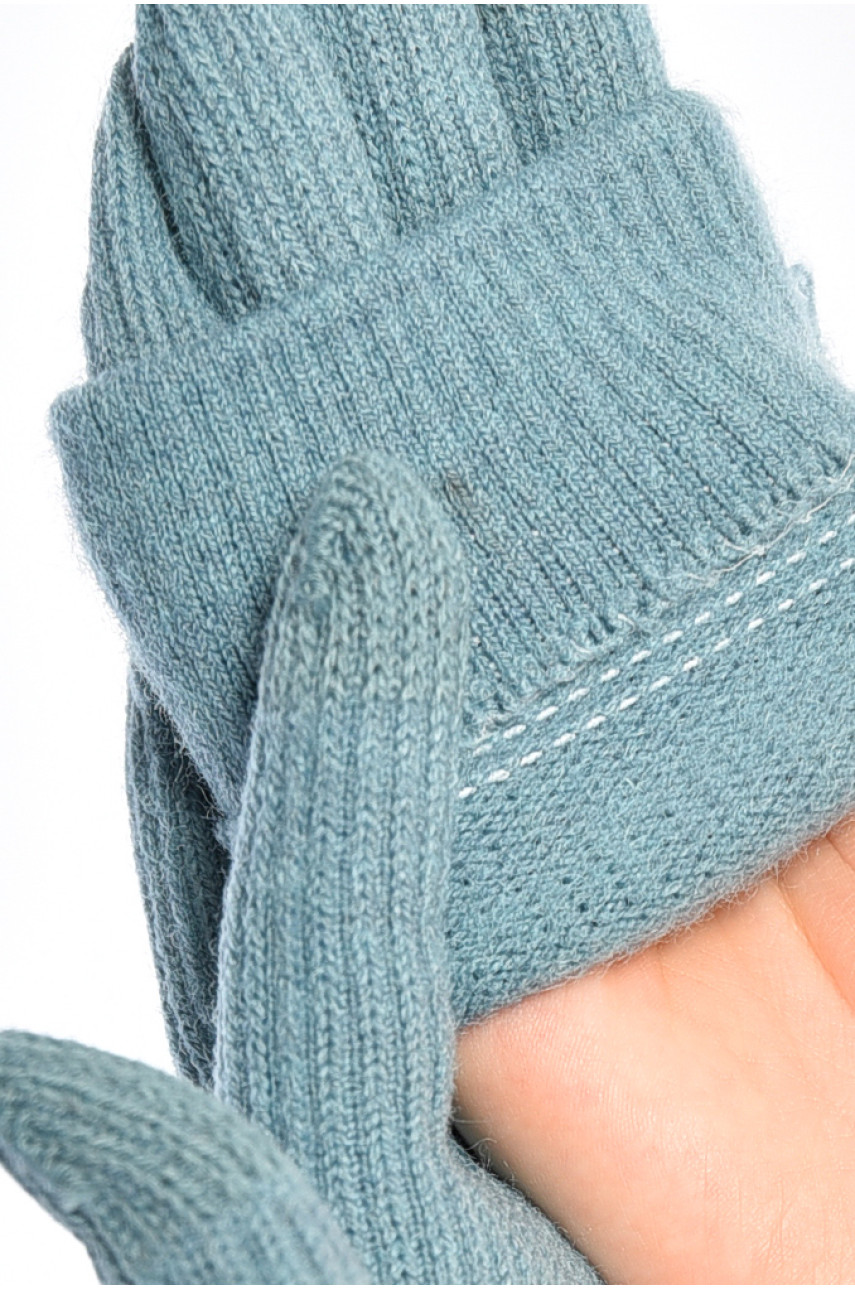 Перчатки женские сенсорные мятного цвета утепленные 7029 191151 Перчатки женские сенсорные мятного цвета утепленные 7029 191151