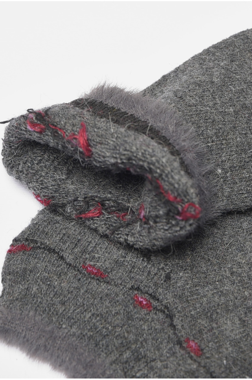 Шкарпетки жіночі махрові на верблюжій вовні темно-сірого кольору SA12-5 191176 Шкарпетки жіночі махрові на верблюжій вовні темно-сірого кольору SA12-5 191176