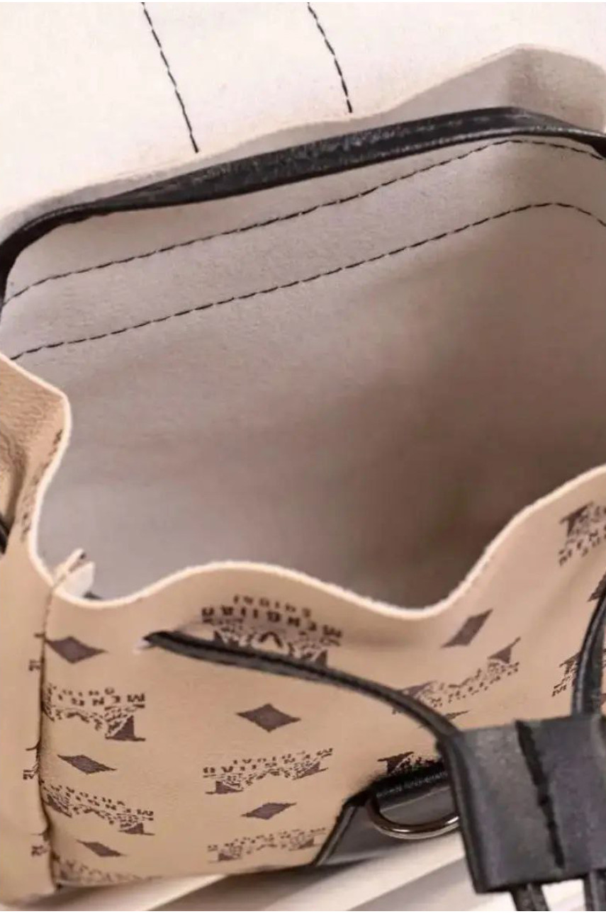 Рюкзак дитячий з екошкіри бежевого кольору 40111 191210