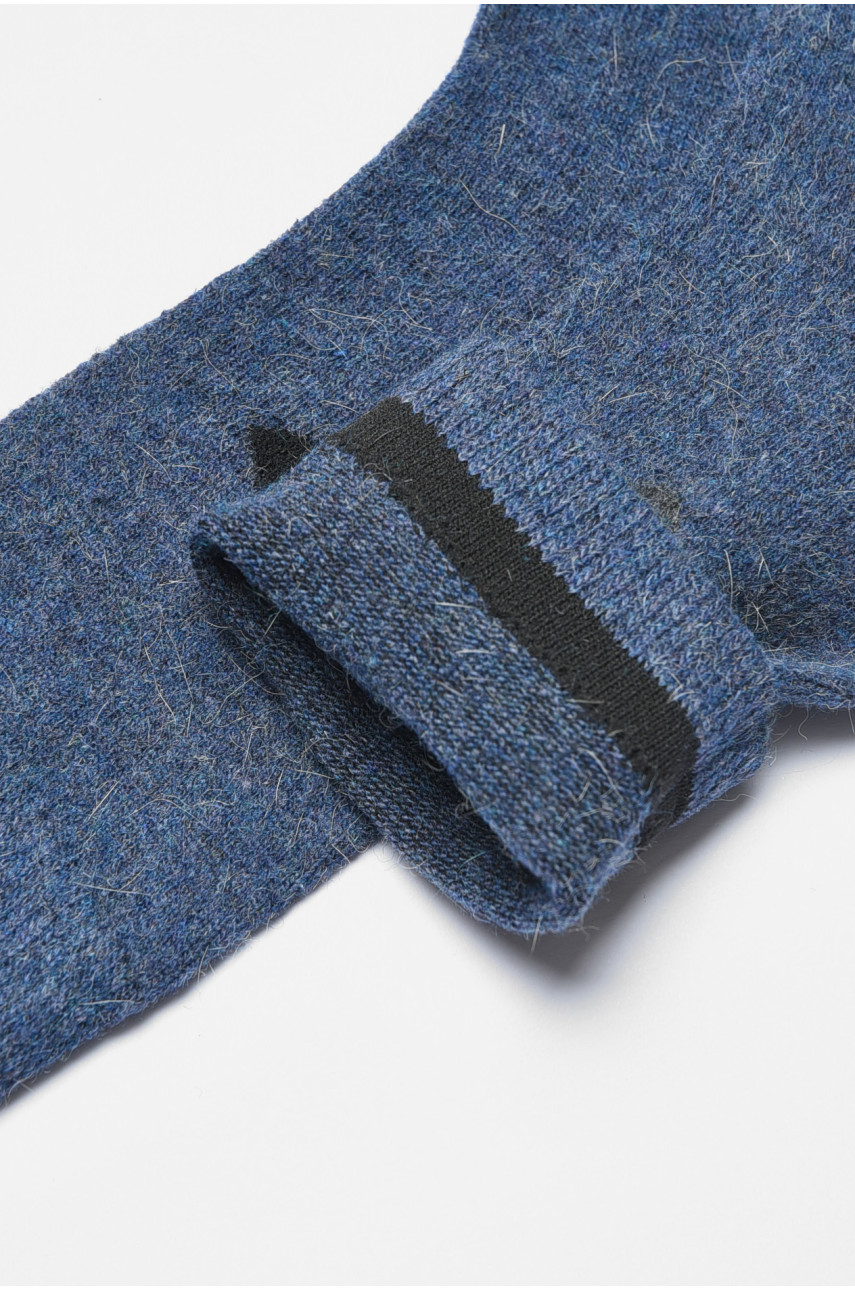 Носки мужские на верблюжьей шерсти синего цвета А19-4 191236