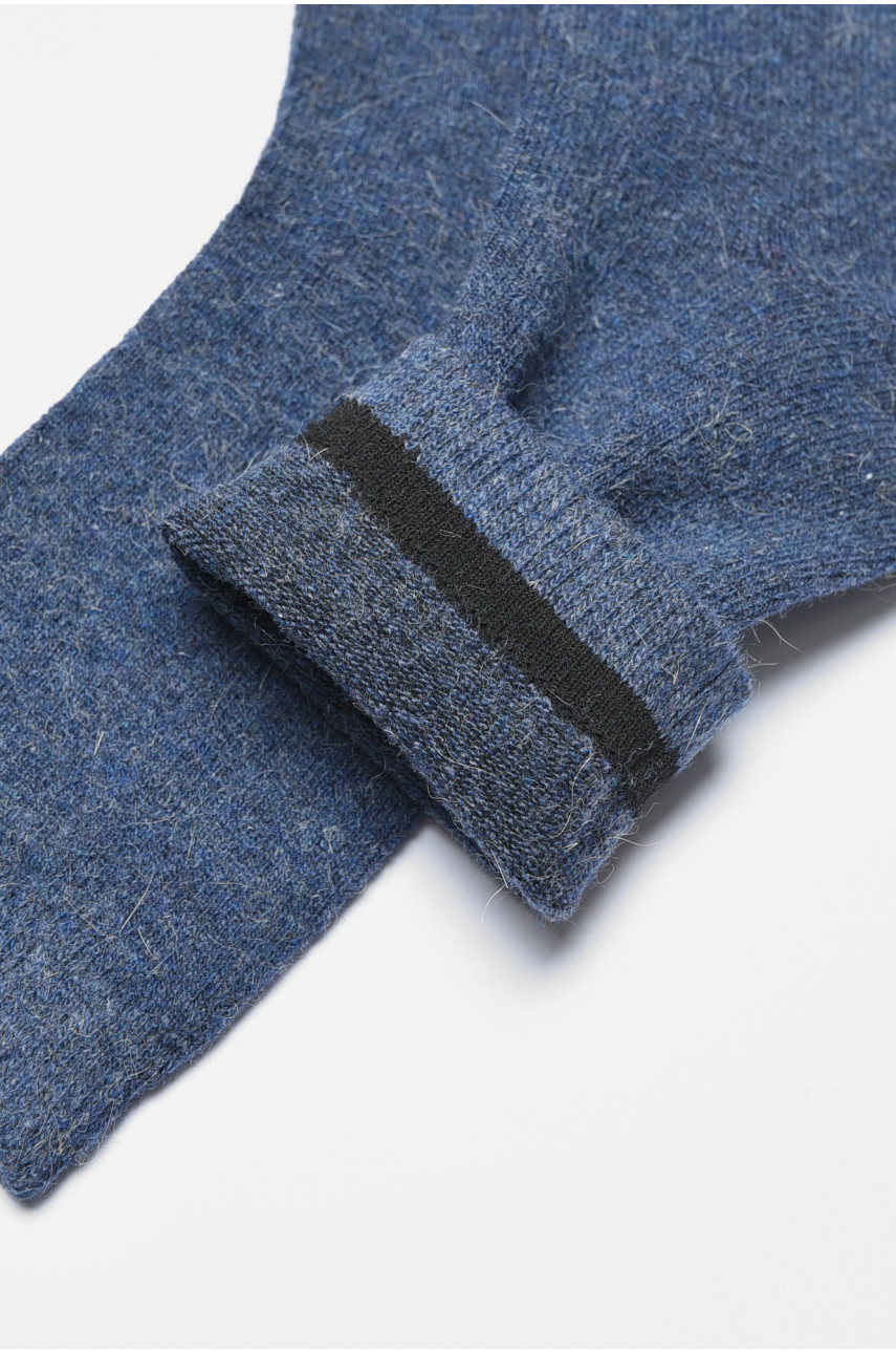 Носки мужские на верблюжьей шерсти синего цвета А19-6 191253