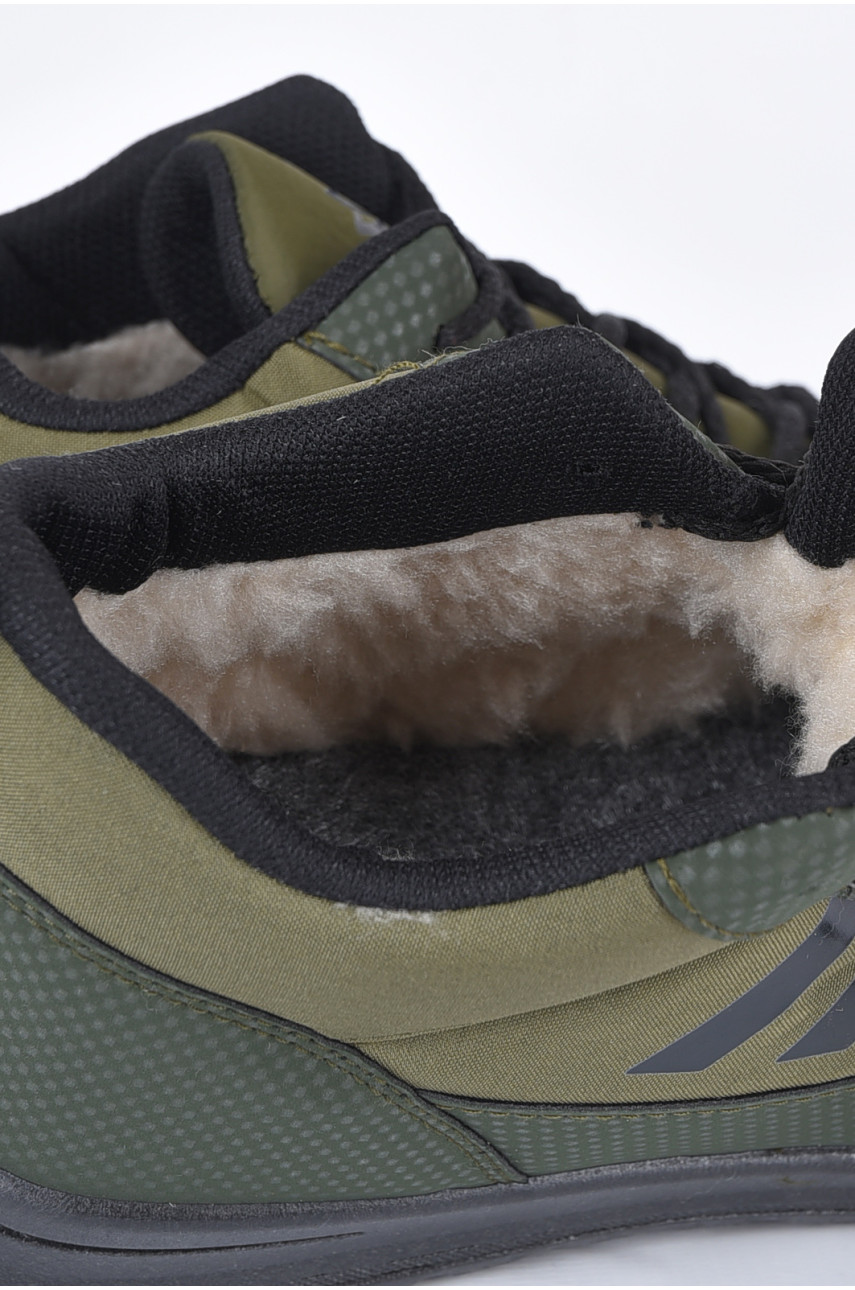 Кроссовки мужские зимние цвета хаки МБ3 хаки 191375
