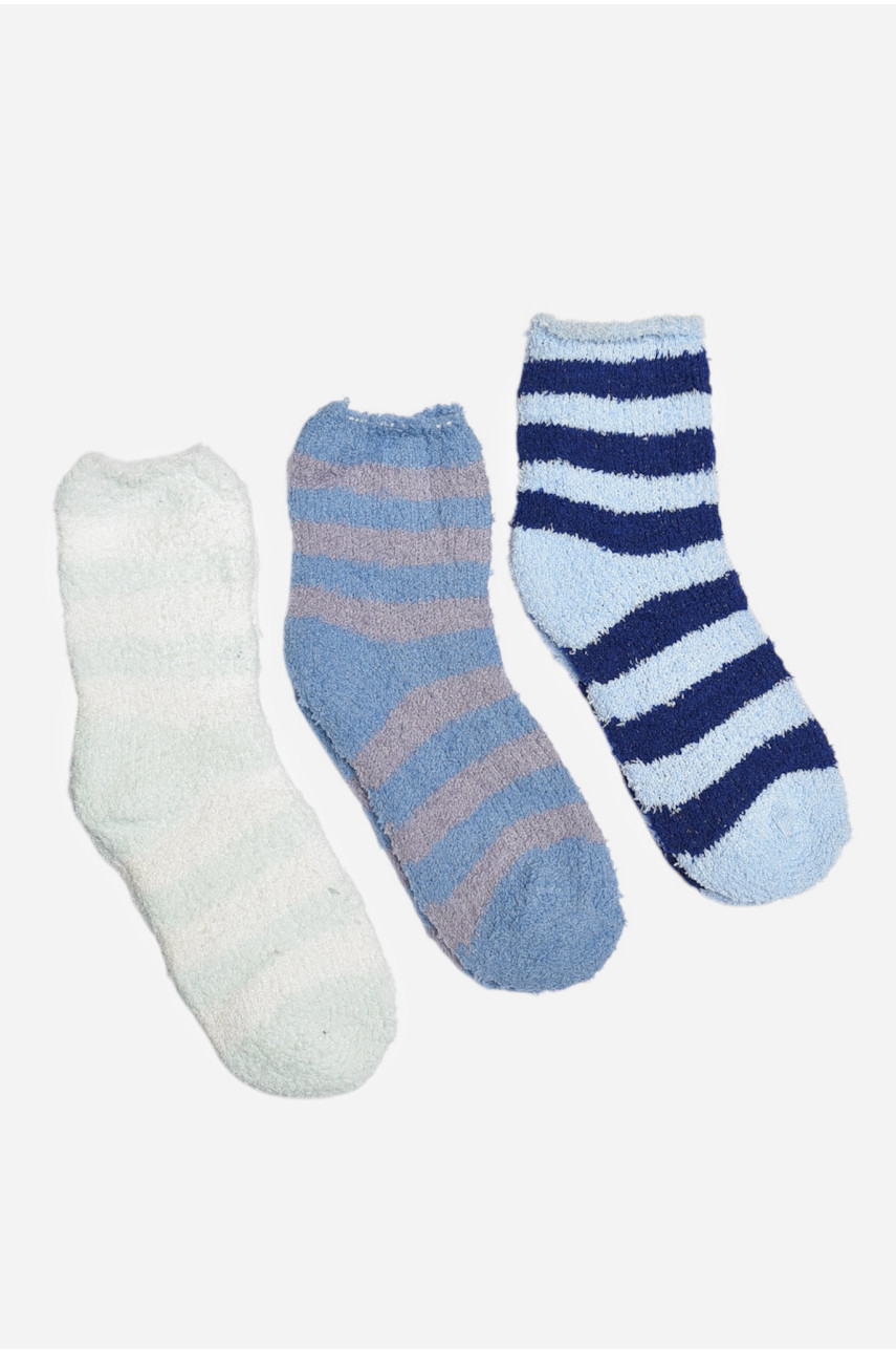Набор носков женских травка в полоску 3 штуки 191388