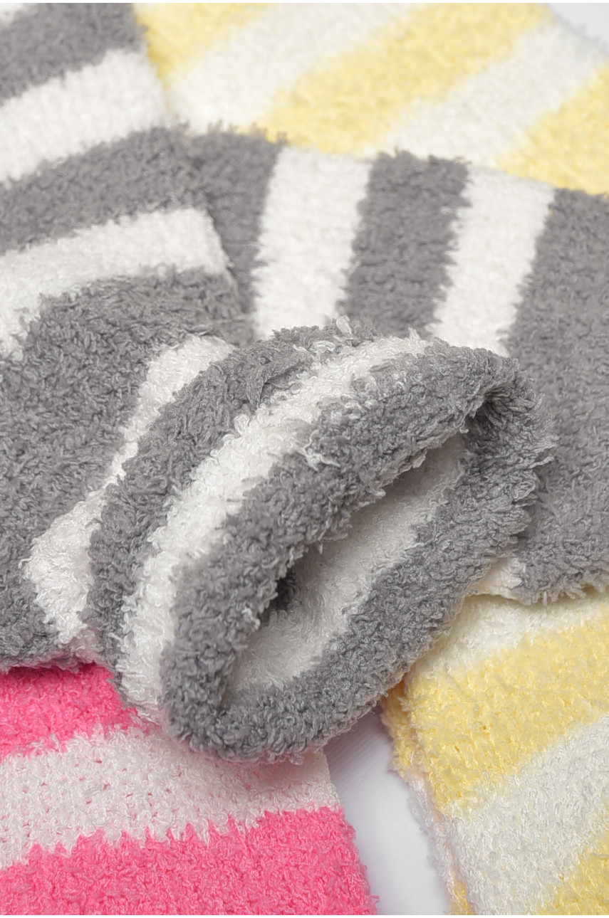 Набір шкарпеток жіночих травка в смужку 3 штуки 191391 Набір шкарпеток жіночих травка в смужку 3 штуки 191391