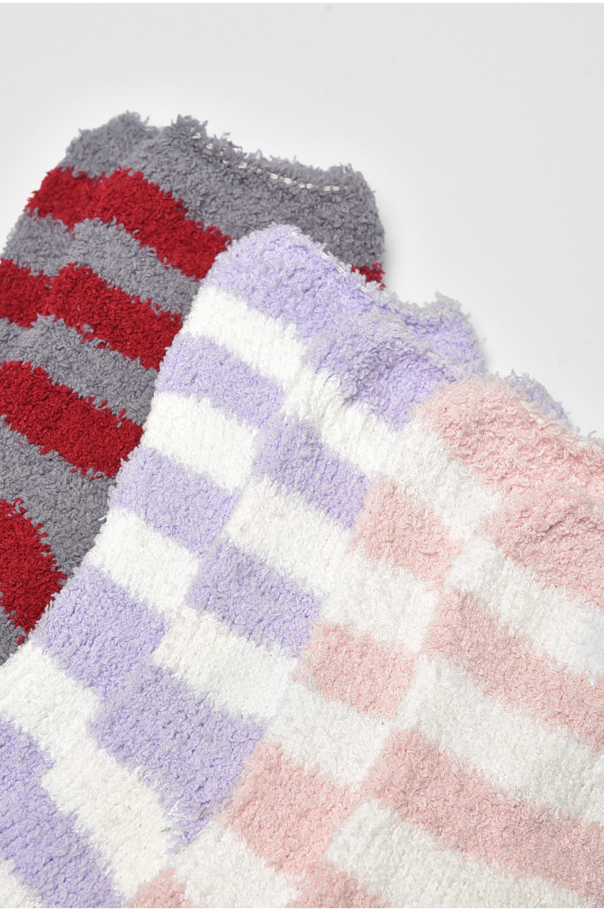 Набір шкарпеток жіночих травка в смужку 3 штуки 191392 Набір шкарпеток жіночих травка в смужку 3 штуки 191392