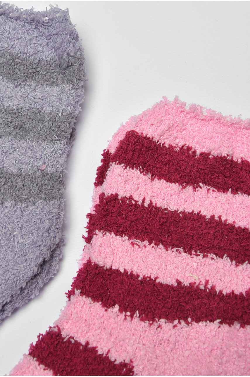 Набор носков женских травка в полоску 3 штуки 191394