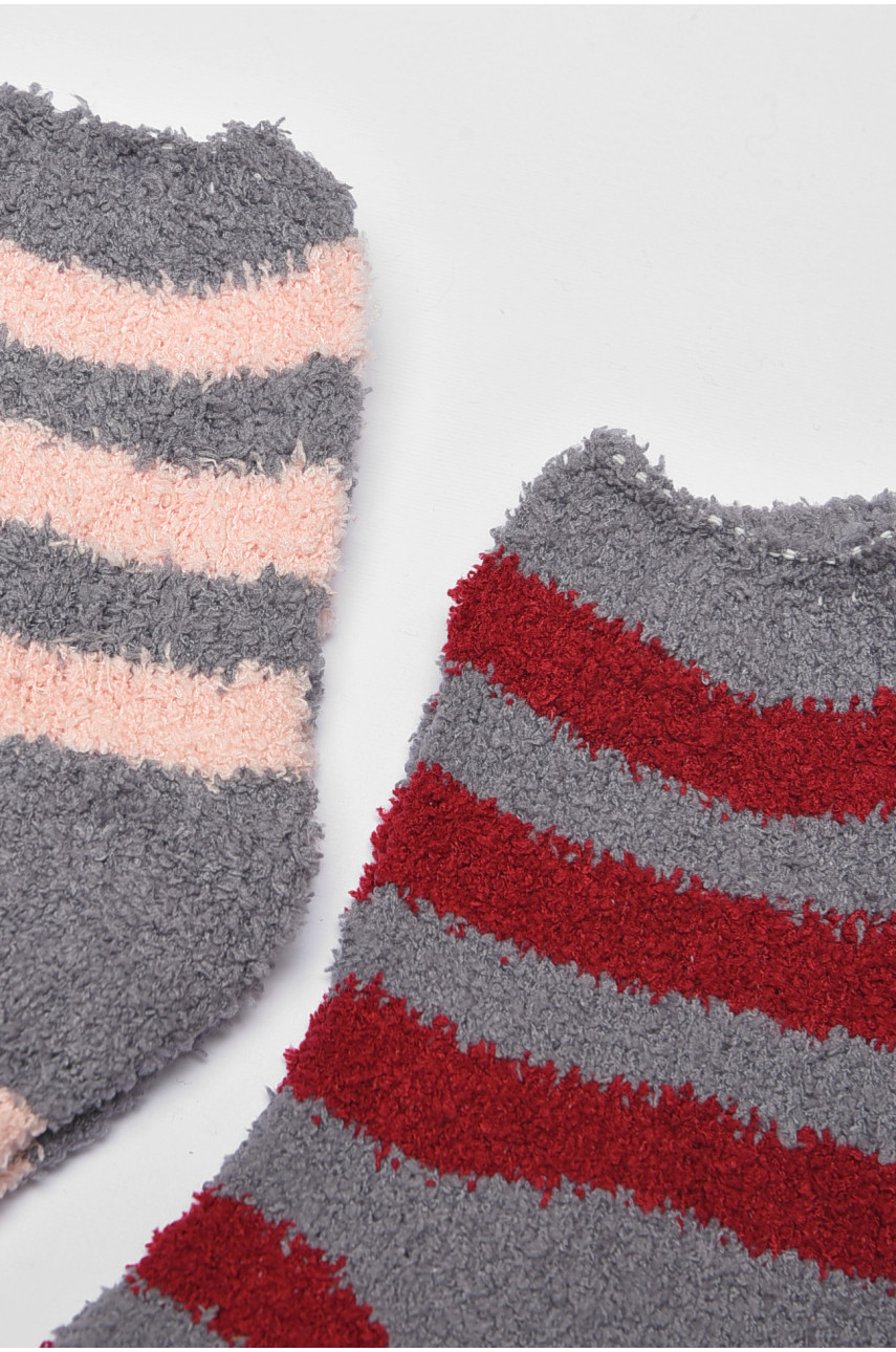 Набор носков женских травка в полоску 3 штуки 191396