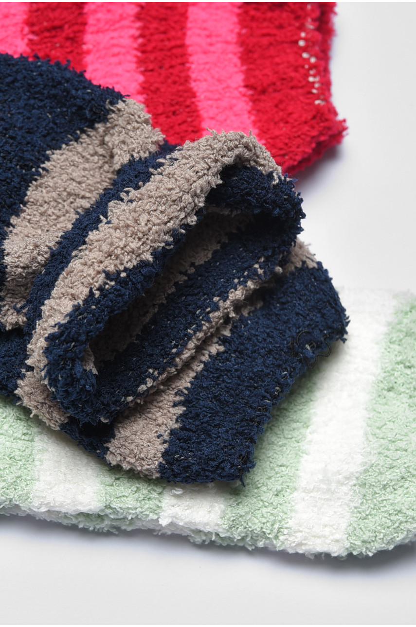 Набор носков женских травка в полоску 3 штуки 191400 Набор носков женских травка в полоску 3 штуки 191400