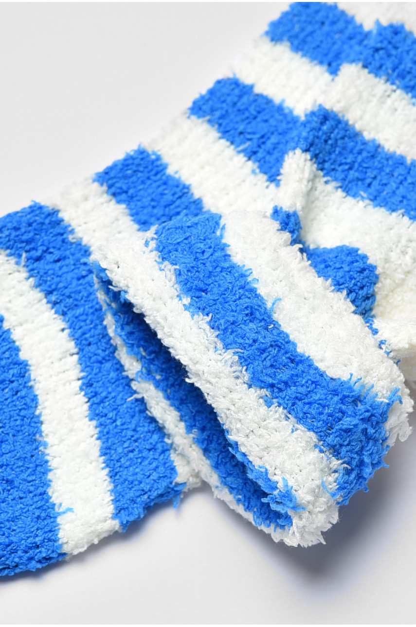 Носки женские травка синего цвета в полоску 191410 Носки женские травка синего цвета в полоску 191410