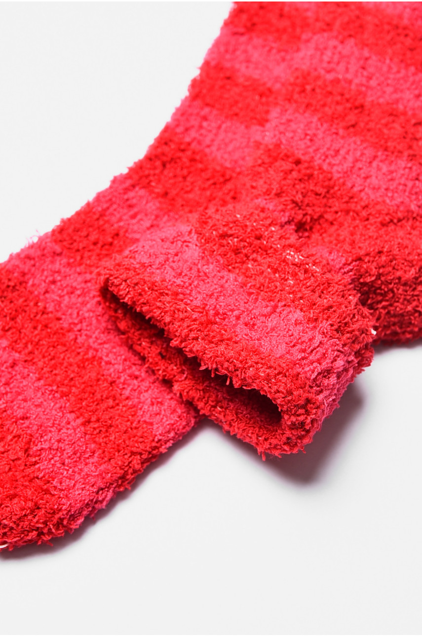 Носки женские травка красного цвета в полоску 191411 Носки женские травка красного цвета в полоску 191411