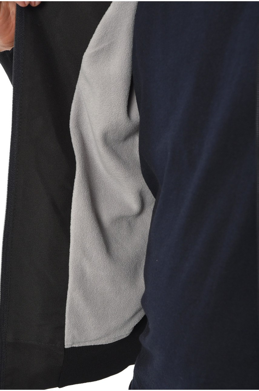 Бомбер мужской черного цвета 191442