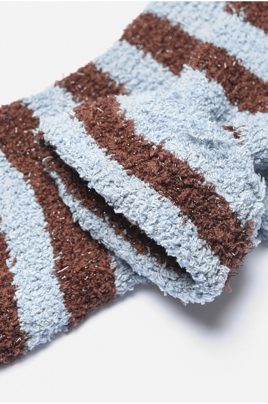 Носки женские травка голубого цвета в полоску 191497 Носки женские травка голубого цвета в полоску 191497