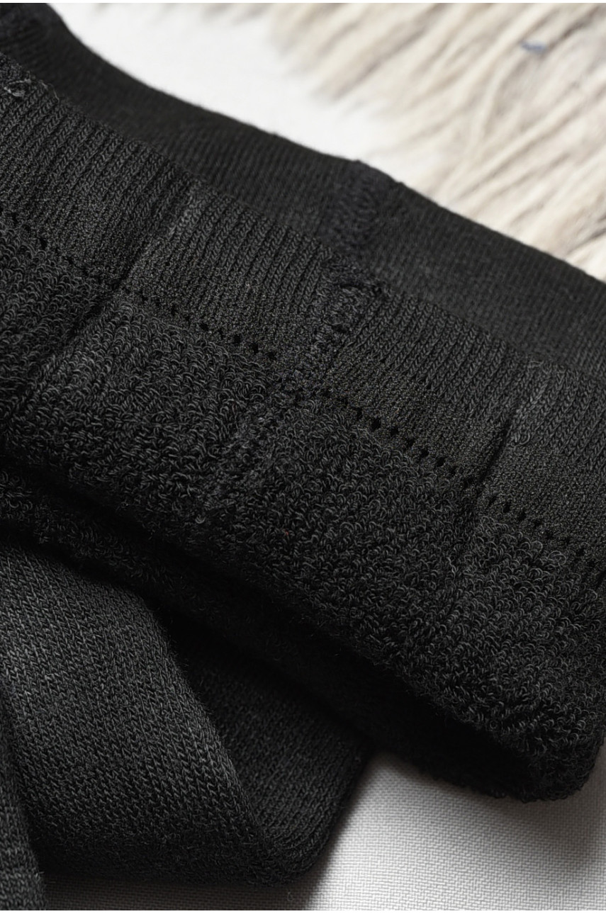 Колготы детские махровые для девочки черного цвета с рисунком К-009 191531 Колготы детские махровые для девочки черного цвета с рисунком К-009 191531