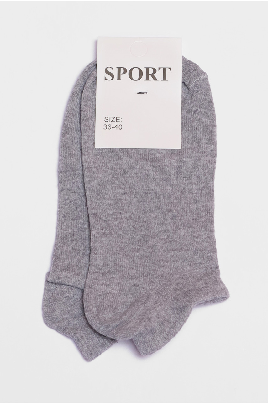 Шкарпетки підліткові сірого кольору однотонні 191547 Шкарпетки підліткові сірого кольору однотонні 191547