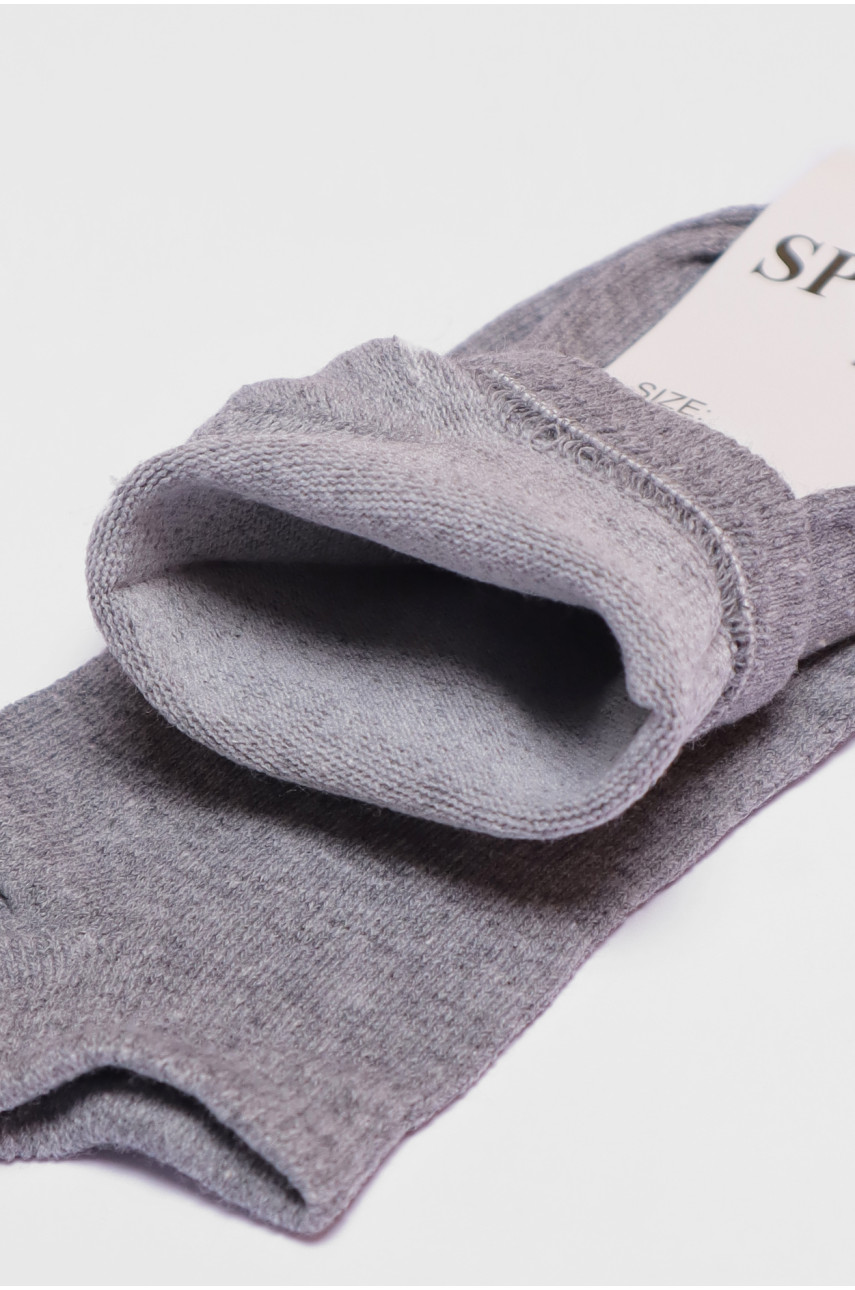 Шкарпетки підліткові сірого кольору однотонні 191547 Шкарпетки підліткові сірого кольору однотонні 191547