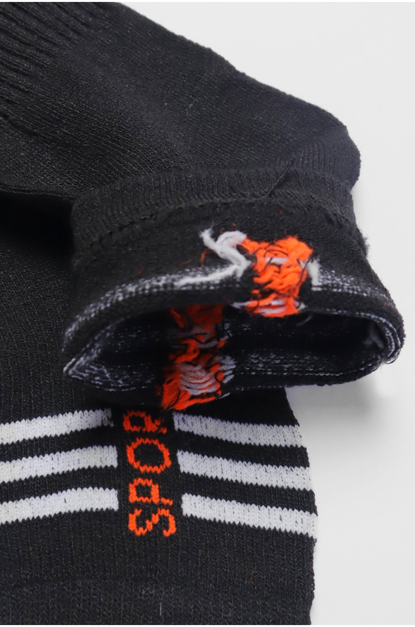 Шкарпетки підліткові чорного кольору 191576 Шкарпетки підліткові чорного кольору 191576