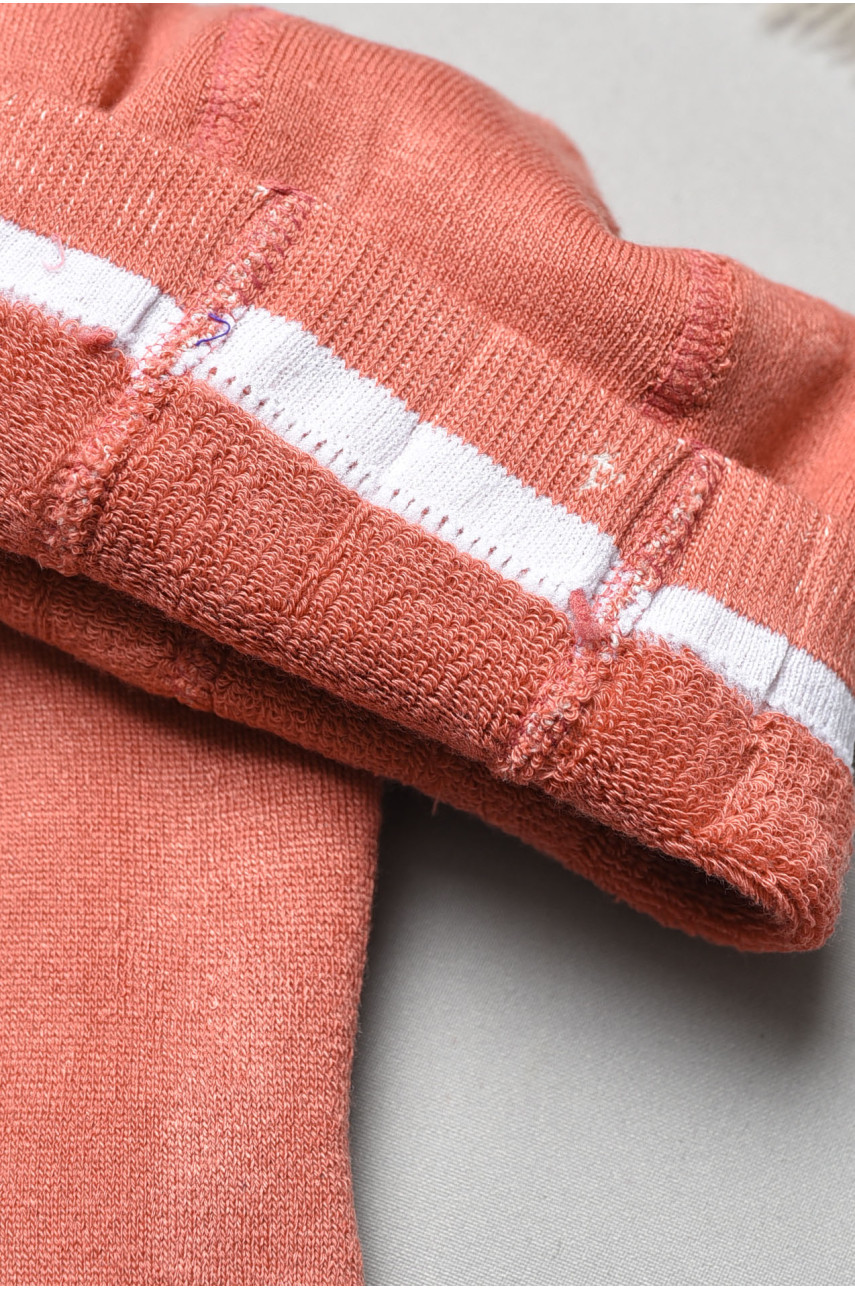 Колготи дитячі махрові для дівчинки однотонні теракотового кольору К010 191589 Колготи дитячі махрові для дівчинки однотонні теракотового кольору К010 191589