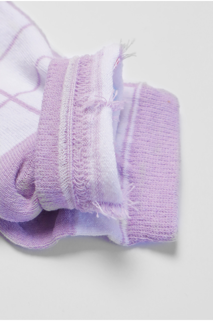 Шкарпетки підліткові білого кольору з малюнком 191608