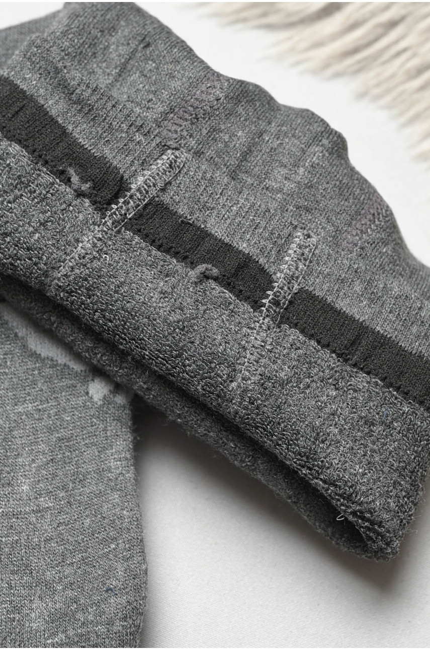 Колготы детские махровые для мальчика темно-серого цвета с рисунком т003 191732 Колготы детские махровые для мальчика темно-серого цвета с рисунком т003 191732