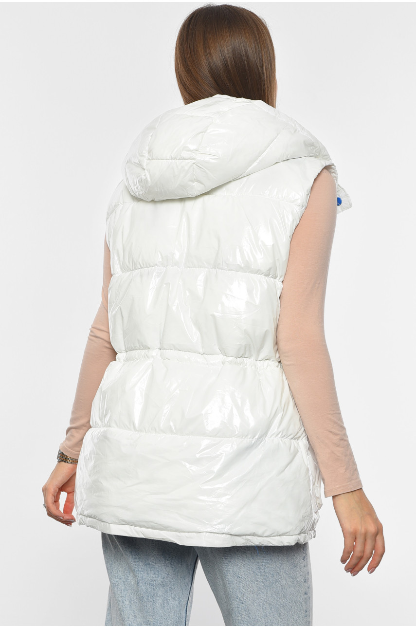 Жилетка женская белого цвета 809 191748