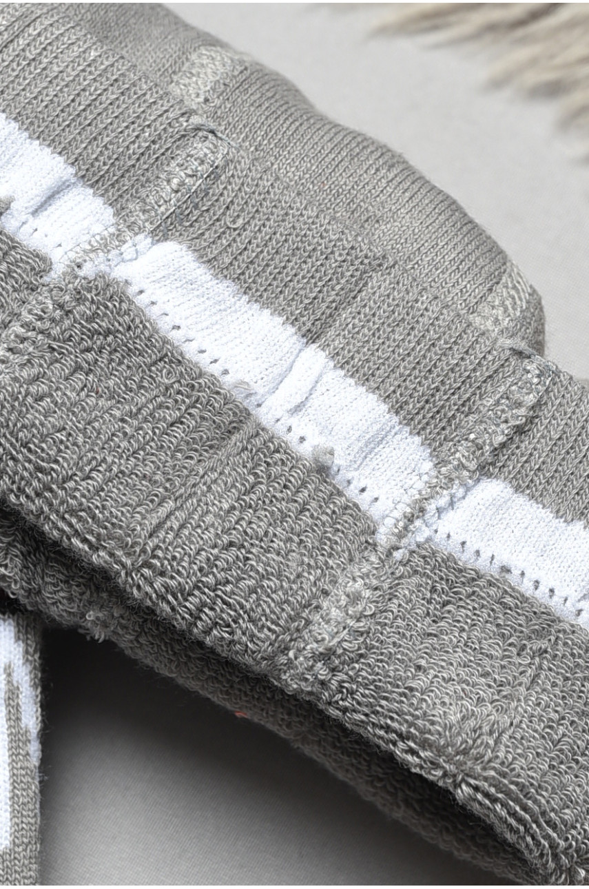 Колготы детские махровые для мальчика серого цвета с рисунком т011 191754 Колготы детские махровые для мальчика серого цвета с рисунком т011 191754