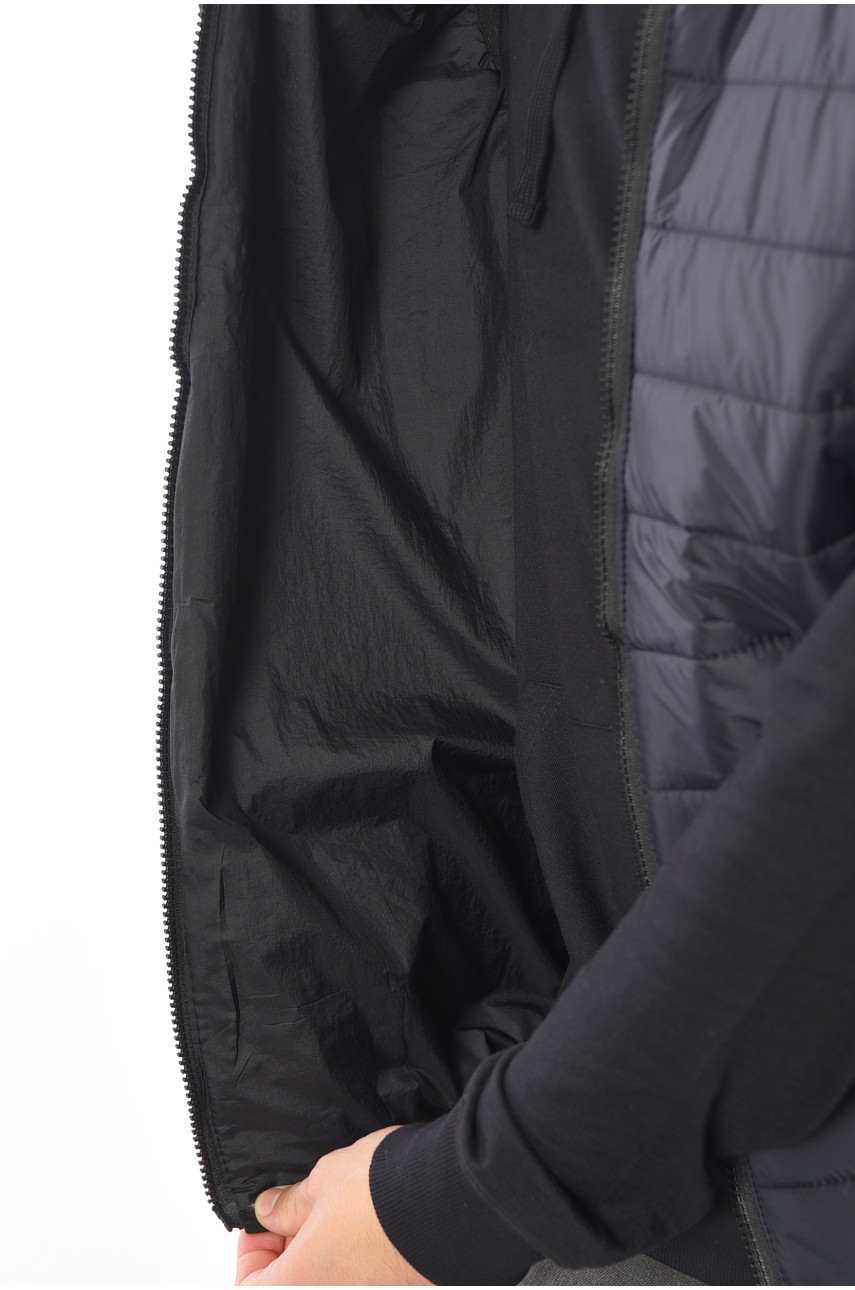 Жилетка мужская демисезонная черного цвета 191781 Жилетка мужская демисезонная черного цвета 191781