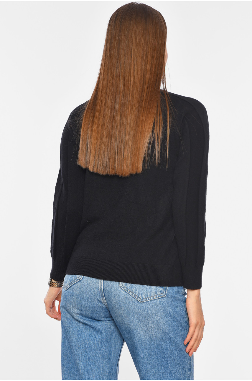 Светр жіночий чорного кольору 1516 191818