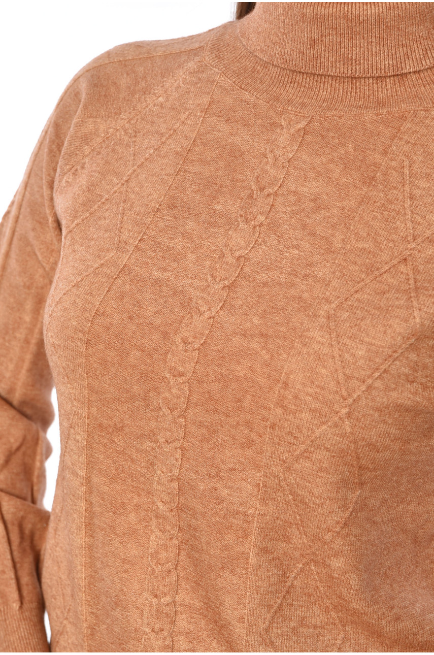 Светр жіночий коричневого кольору 1516 191824